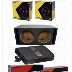 NEW FULL BASS AND VOICE PACKAGE KICKER AUDIO INSTALLATION INCLUDED 