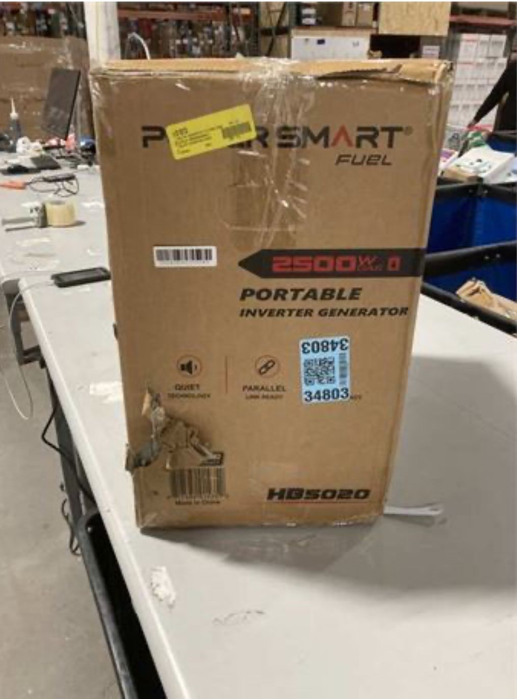 PowerSmart 2500W Portable Inverter Gas Generator,Super Quiet,Low Oil Shutdown