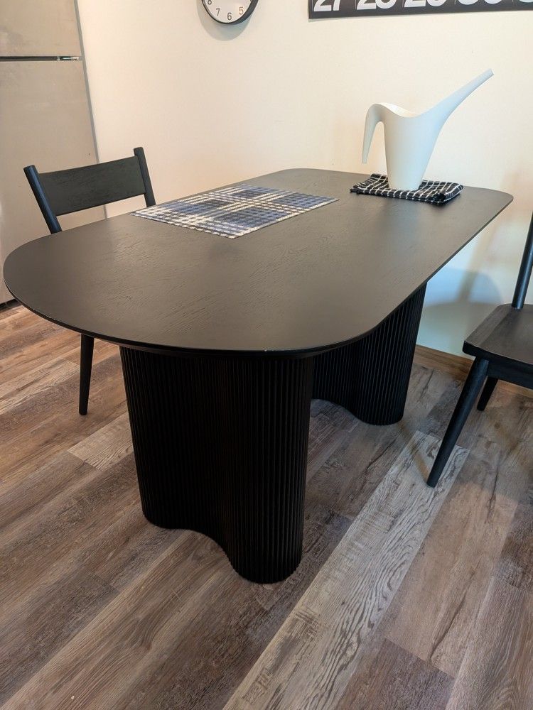 Small Elegant Dining Table Seats 2-4. Or Statement Office Desk