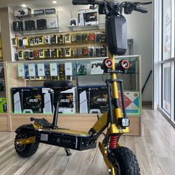 Golden K-Cloud Escooter Electric Scooter Can Go Up To 65MPH Long Range Shop Without Using Credit! $0 To $100 Down To Take It! 