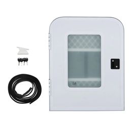 28” x 38” RV Camper Aluminum Teardrop Trailer Entry Door White Universal W Lock Keys Motorhome