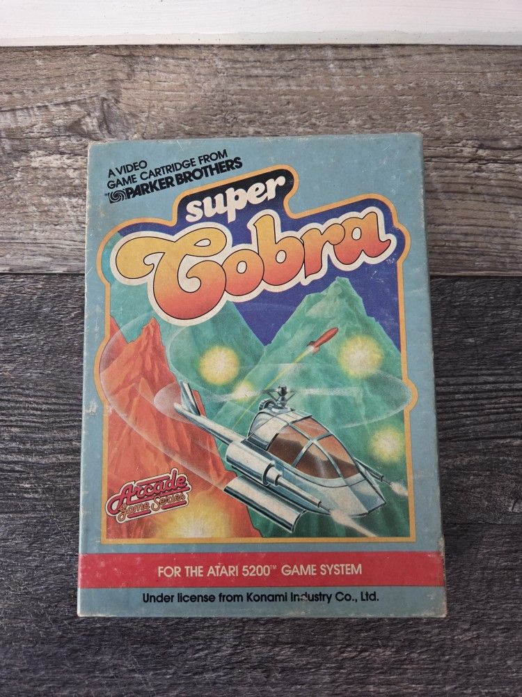 Super Cobra Atari 5200 CIB Complete Tested