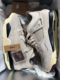 Jordan 4 fossil stone