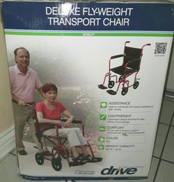 Deluxe flyweight transport chair Drive
