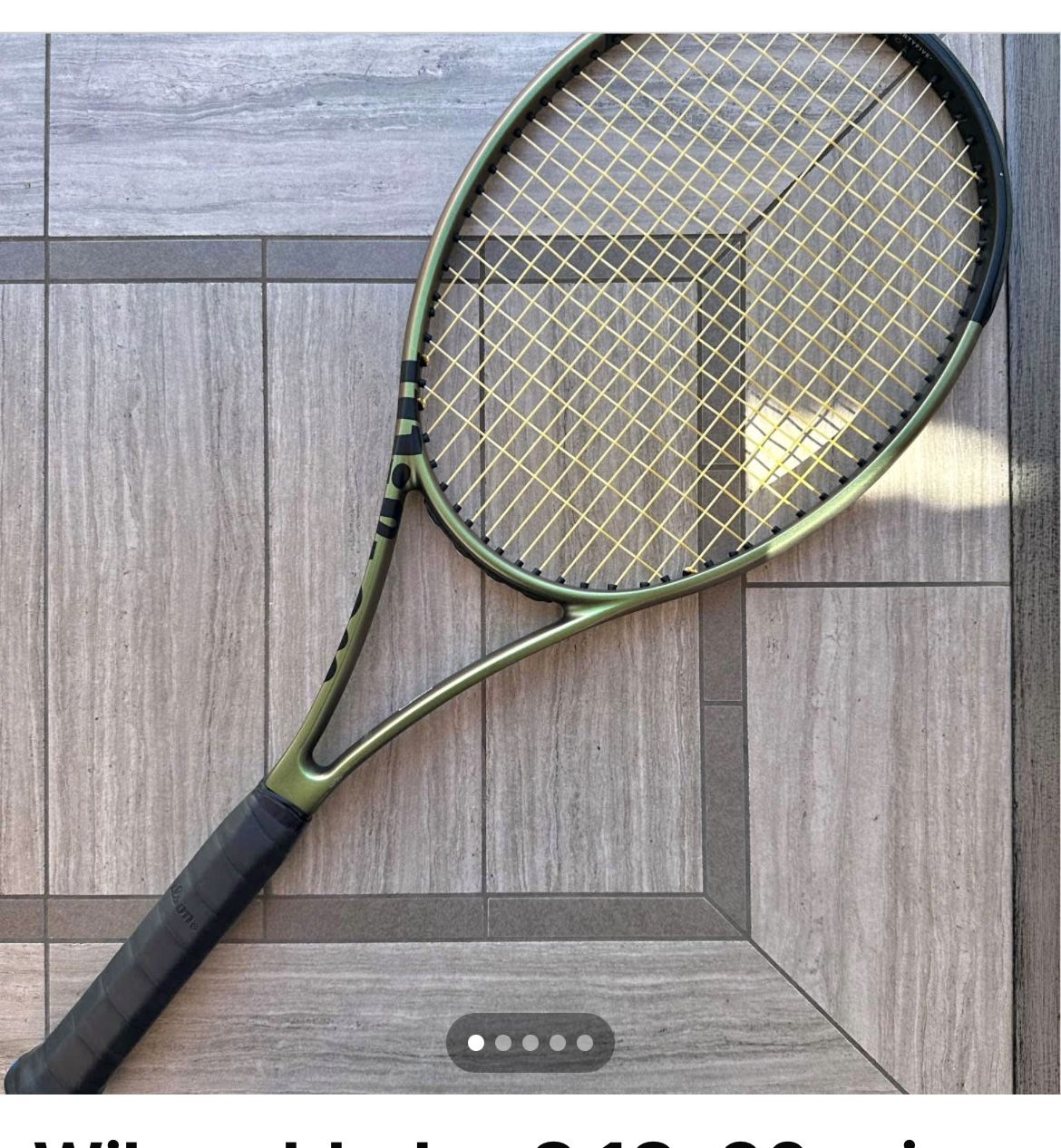 Wilson blade V8 18x20 Tennis bracket