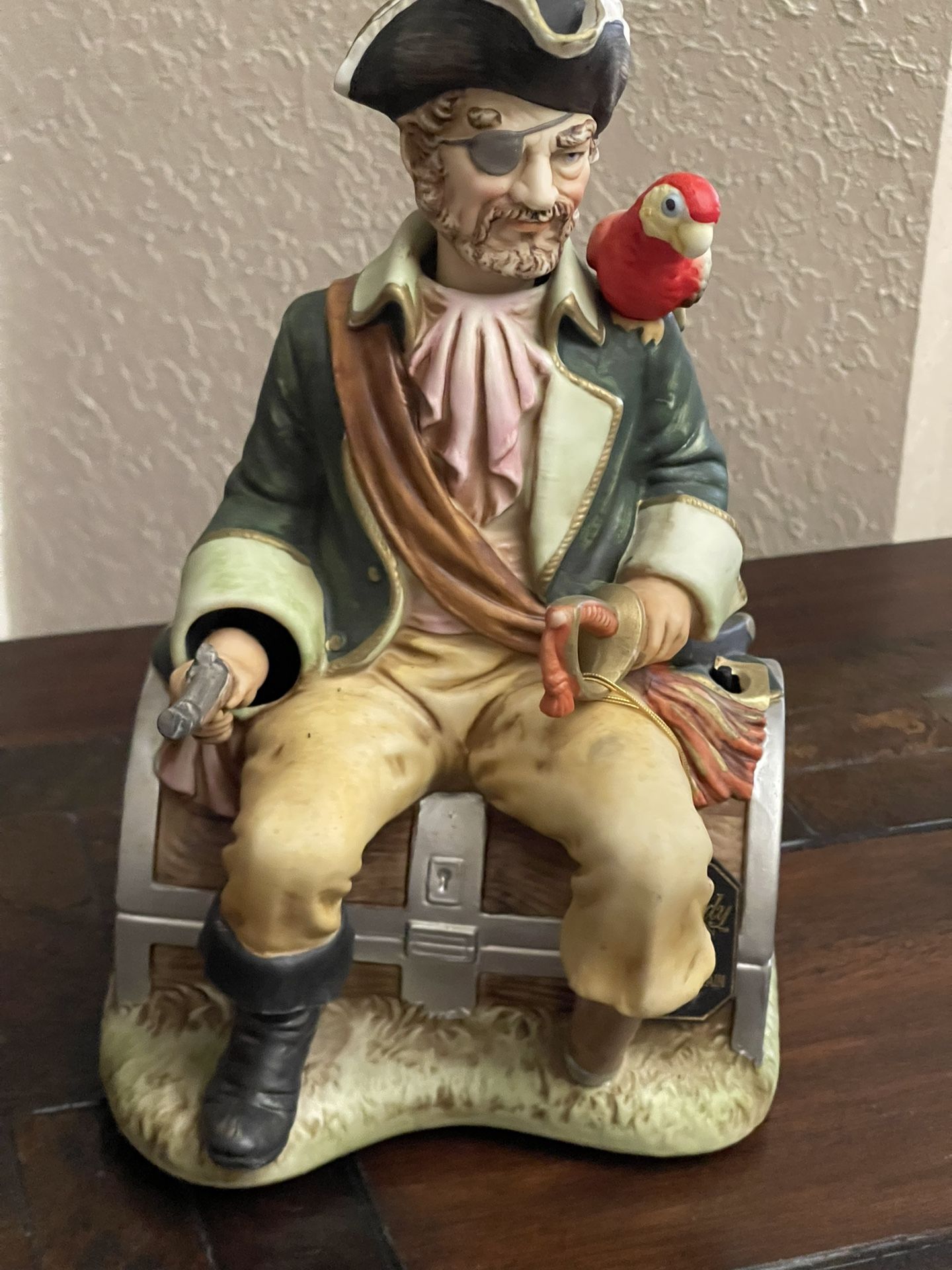 Melody In Motion Hand Painted Bisque Porcelain Pirate