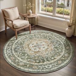PADOOR 6FT Round Rug