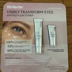 NWT StriVectin visibly transform intensive eye concentrate plus 2 pack 