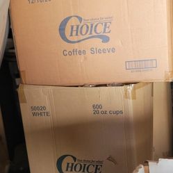 Hot Paper Cuos 20 oz and 16 oz