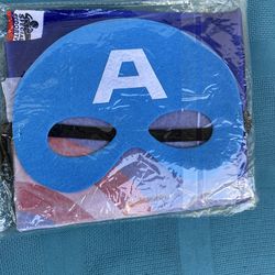 Captain America and Batman Mask & Cape