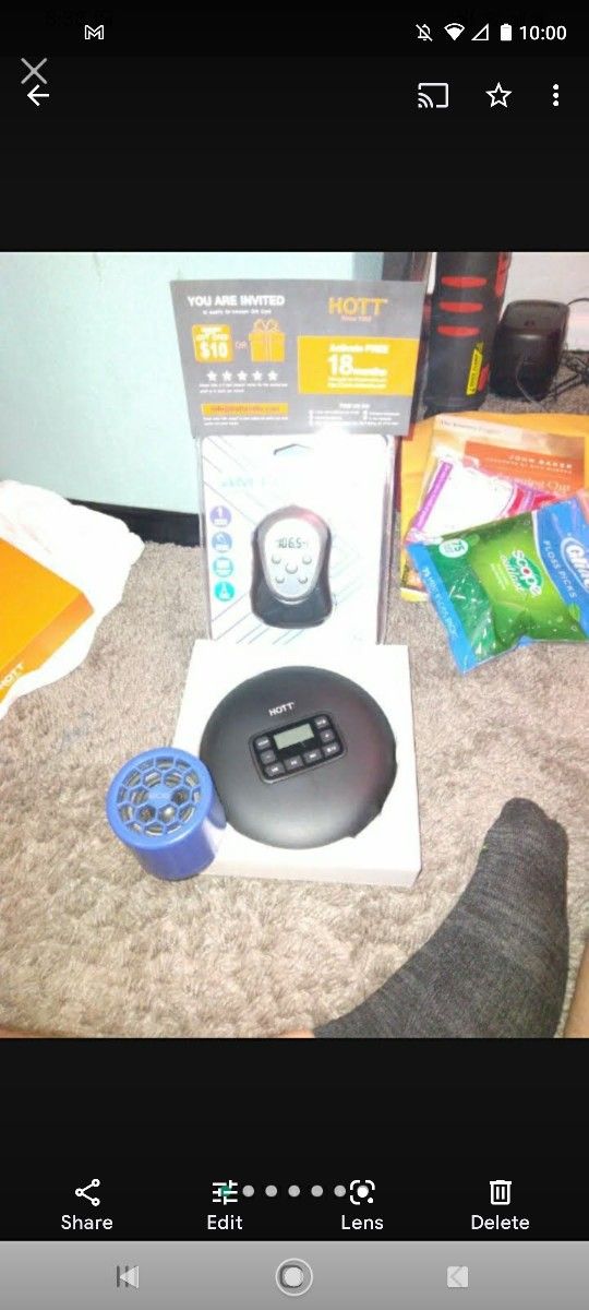 Chargeable Cd Player, Am Fm Radio, Bluetooth Speaker Etc