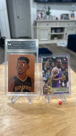 Victor Wembanyama 17/100 Custom Card/Slab & 1997 Collectors Edge Impulse Kobe Bryant Gold Foil Card