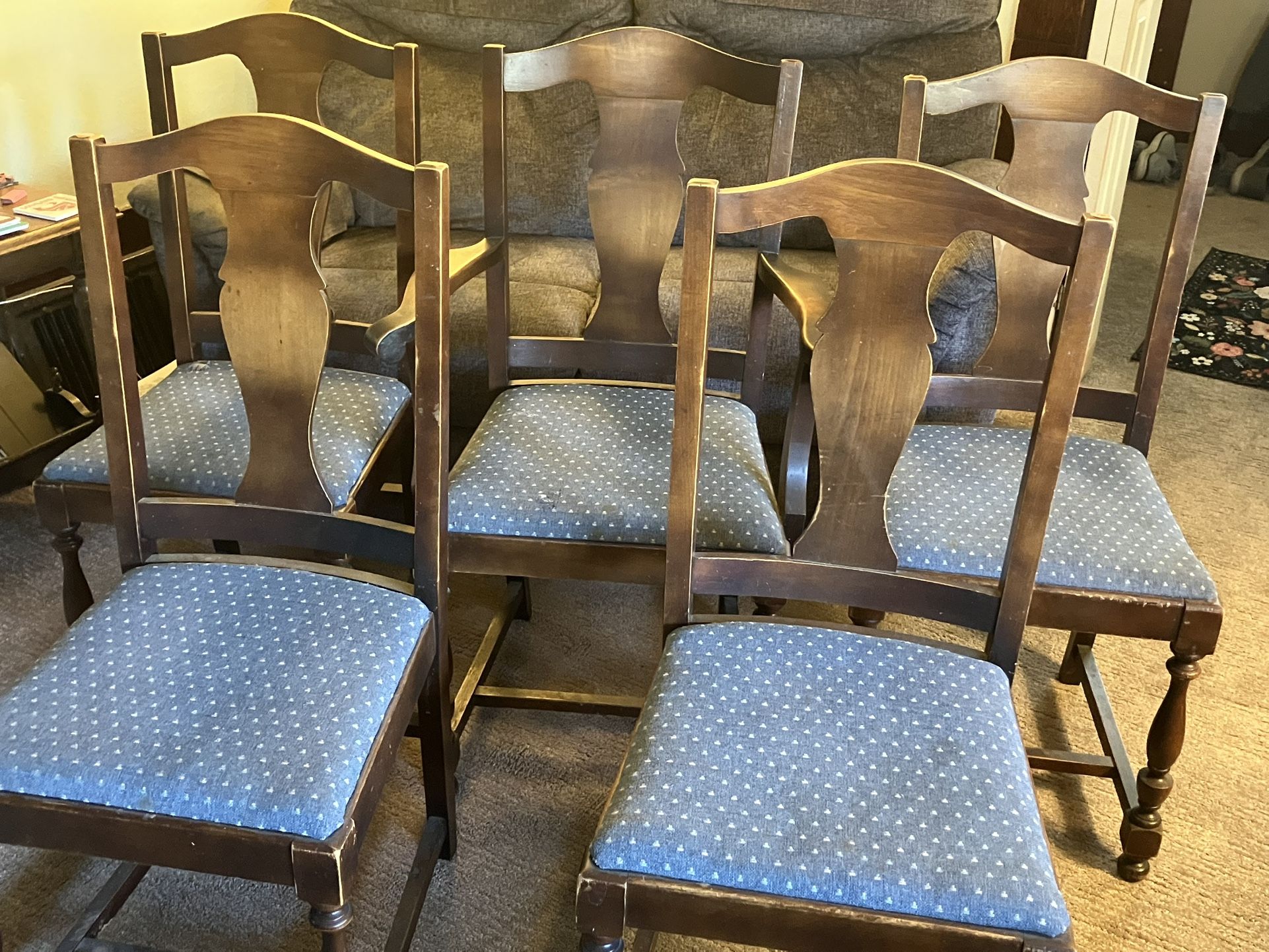 Dining Room Chairs, Vintage, From 1920s