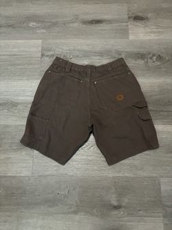 John Deere Men’s Flex Duck Brown Carpenter Cargo Work Shorts