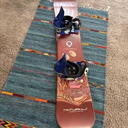 Nitro Natural Snowboard With Drake F60 Bindings 155