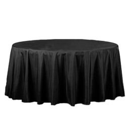 Black Round Tablecloth New 120 “ new Sale