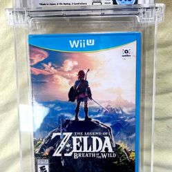 WATA 9.6 A+ The Legend of Zelda Breath of the Wild Nintendo Wii U Factory Sealed