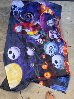 Nightmare before Christmas back drop