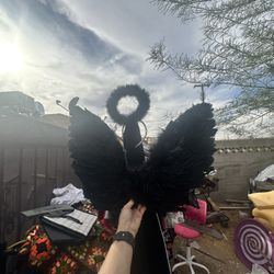 Angel Halo And Wings For Halloween For Kids / Smaller Adult