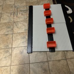 PEGBOARD WALL ORGANIZER WITH HOOKS 