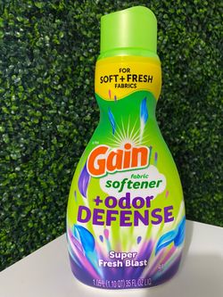 Gain Odor Defense Liquid Softener, Freshness + Odor Protection, Super Fresh Blast Scent