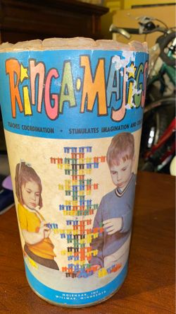 Vintage ringa majigs creative building toy