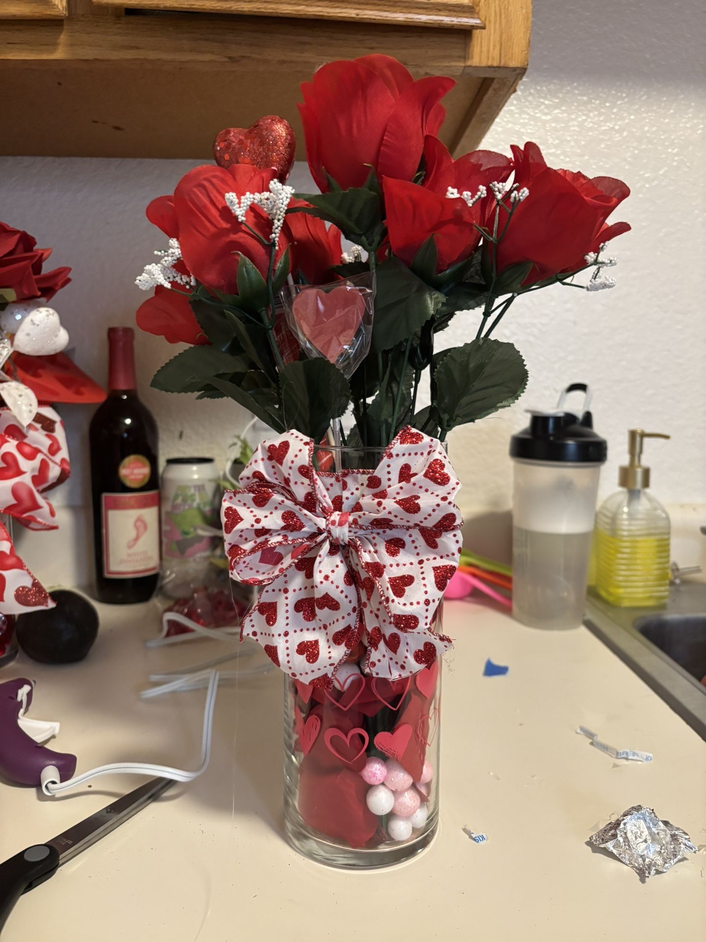 Valentine Day Fake Roses
