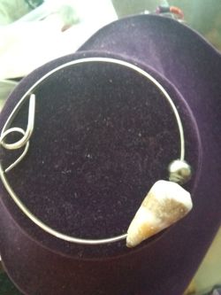 925 sterling silver 10G adjustable up to size 8 with Tahitian pearl and sea shell