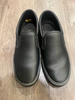 TredSafe Black Slip-On Non-Slip Work Shoes Size 10.5
