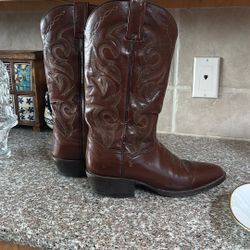 Leather Cowboy Boots