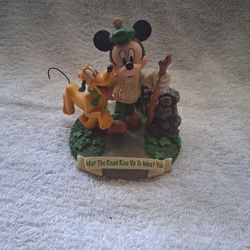 Disney Mickey's Irish Blessings Collections Figurine #ab393
