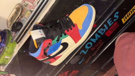 Blue The Great Jordan 1s Fearless Sz.9.5