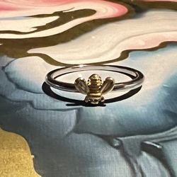 Silver Bee Ring