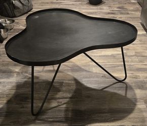 Black metal coffee table-Wayfair