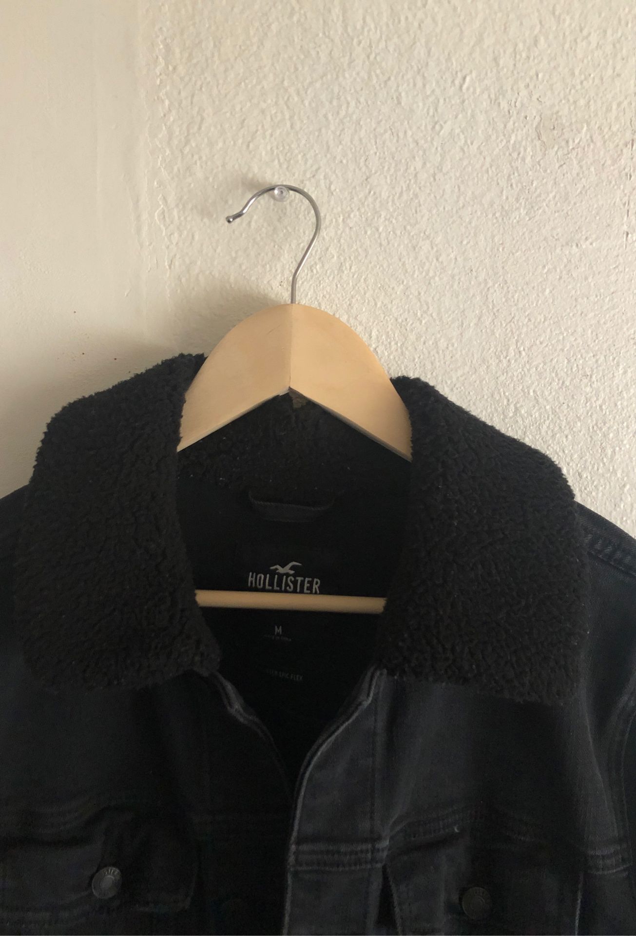 Black jean jacket