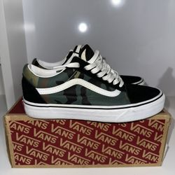 Vans Old Skool Woodland Camo – Men’s 7 / Women’s 8.5