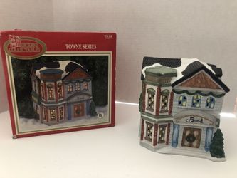 Dickens Collectables lighted porcelain Bank