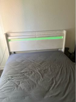 Bed frame and mattress