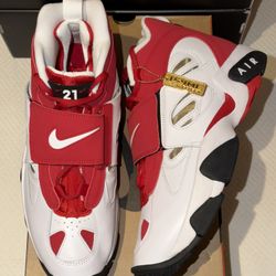 Nike Air Diamond Turf 2 - Prime Red/White ‘Reverse Prime Red’ - Size 12M - II7080-600 