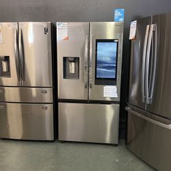 MOTHERS DAY SALE ✅🫶 Samsung Family Hub Counter Depth French Door Refrigerator With Four Types Of Ice 