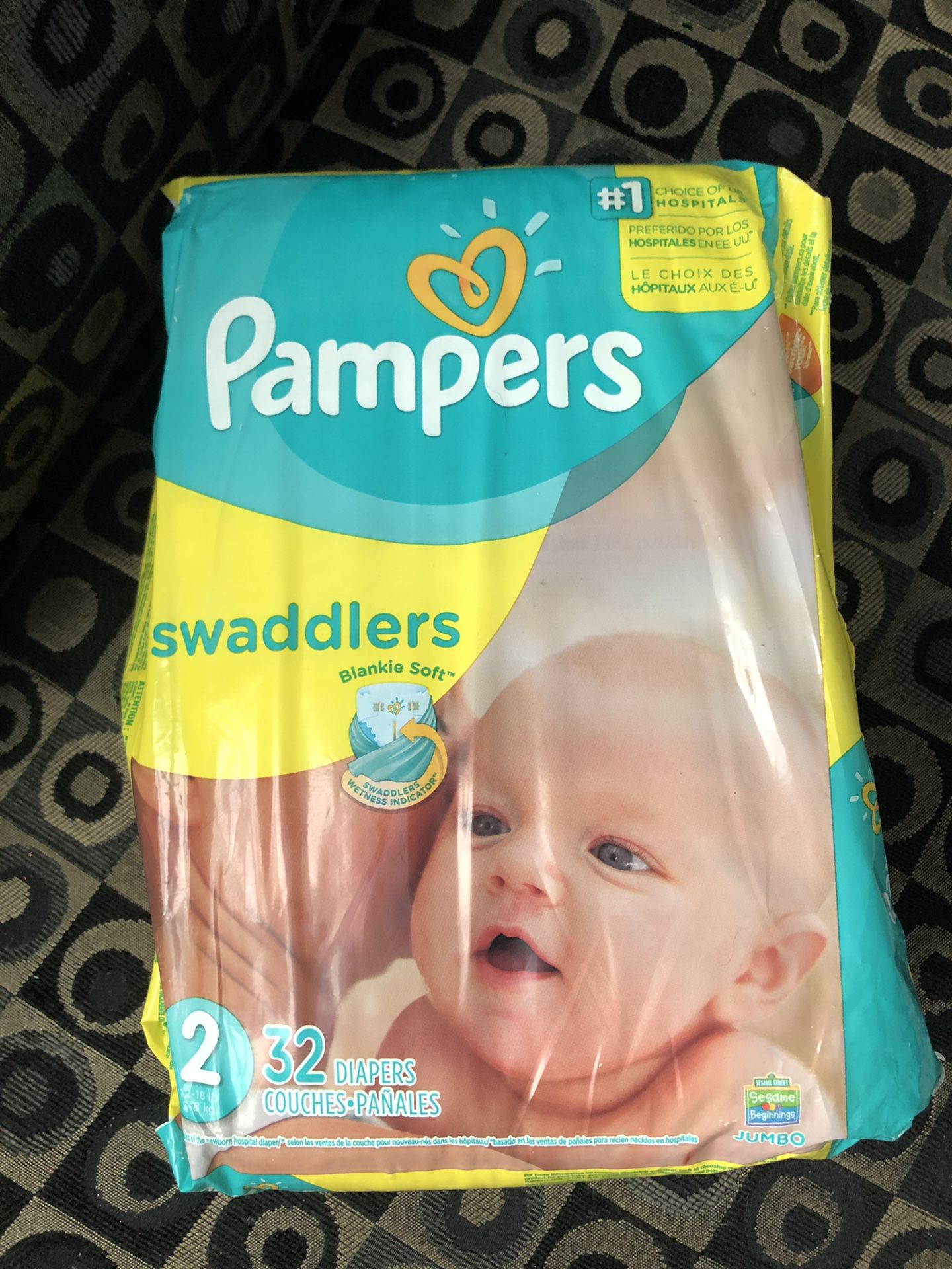 Pampers Swaddler Diapers size 2