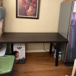 IKea Dark Wooden Table 