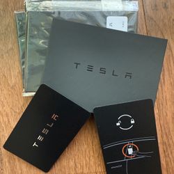 🚗 Tesla Set Of 2 Genuine OEM Smart Key Cards Model 3 X Y Cyber Truck Original