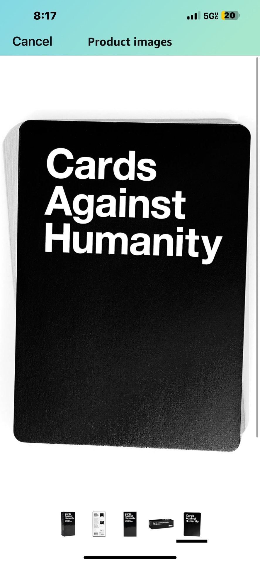 •Cards Against Humanity Card Set•