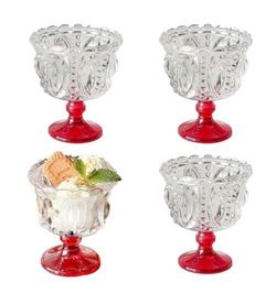 Opexscal 9oz Glass Dessert Bowls Set of 4