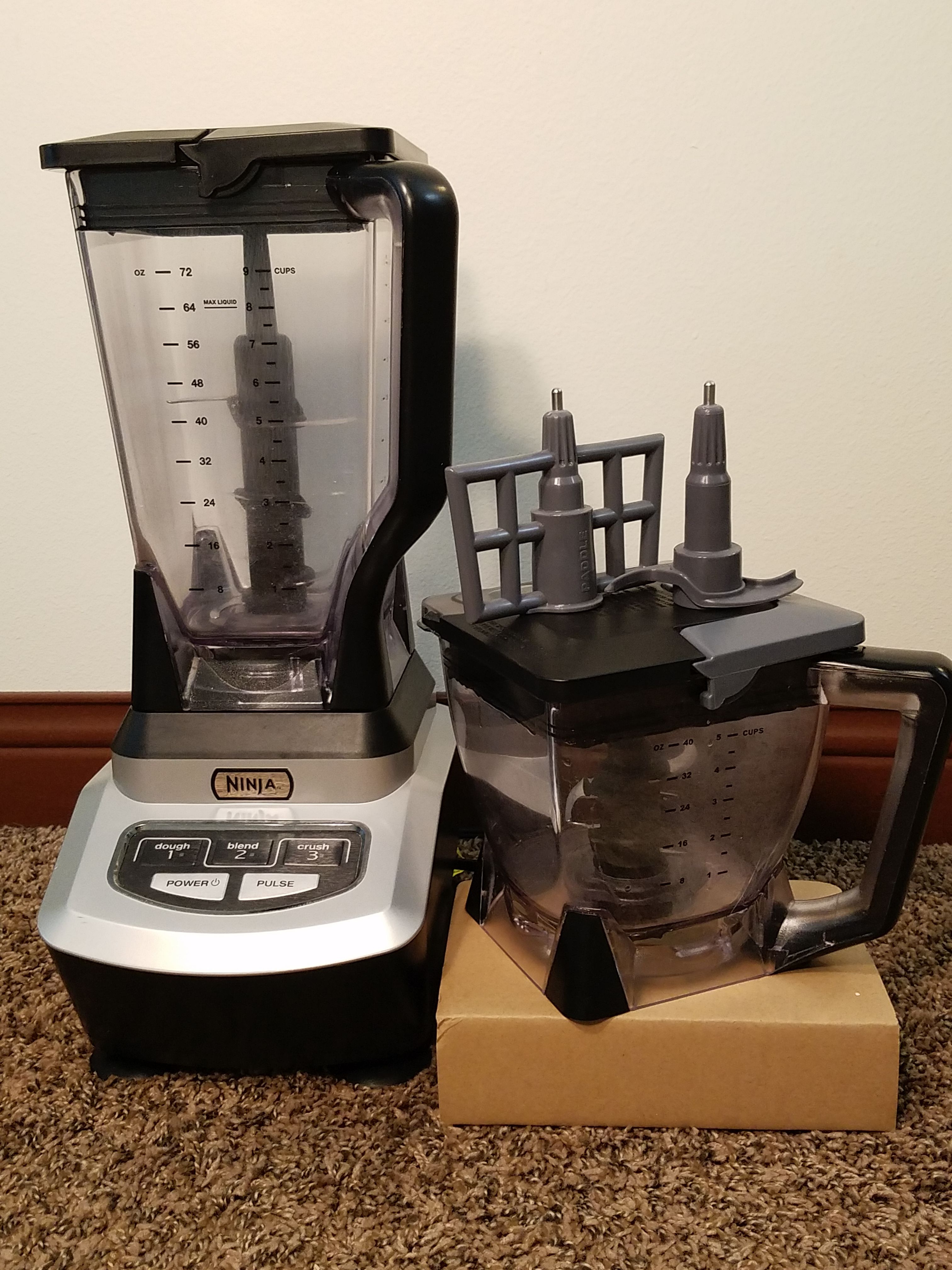 NINJA BL701WM30 3 in 1 Blender with 72 oz PITCHER with 40-ounce