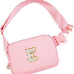 Initial “ E, “ Belt Bag
