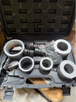 Exhaust Pipe Expander Tool Kit 1-5/8" to 4-1/4" Exhaust Pipe Stretcher Kit Muffler set