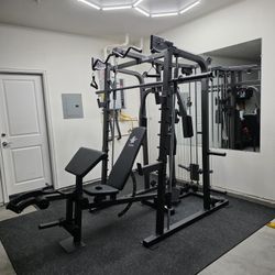 Smith Machine 2001 | Multi-Use Adj Bench | Gym Equipment | Fitness | Squat Rack | Excercise |🔴WEIGHTS AND BARBELL SOLD SEPARATELY 🔴 FREE DELIVERY 🚚