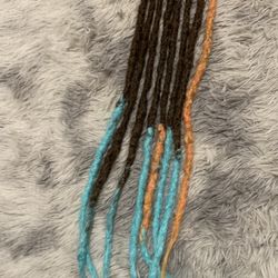 8 handmade synthetic brand new dreadlocks
